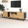 Elegant TV Lowboard Stand Unit with Drawers & Storage Cabinet, 170x40x50.5cm