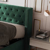 Ottoman Gas Lift Storage Bed Frame 4ft6 5ft Double King Size Velvet Upholstered