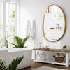 Wall Mounted Framed Mirror Vanity Makeup Bedroom Glass Dressing Mirror Shaped