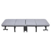 190cm Folding Single Bed with Mattress Portable Guest Bed Steel Frame on Wheel