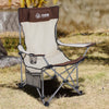 Folding Outdoor Chair Camping Garden Fishing Recliner Seat Furniture w/ Footrest