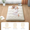 190 x 135 x 10 cm Japanese Floor Mattress Futon Mattress Roll up Mattress-Beige