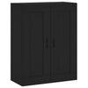 Camerina Highboard Black 69.5x34x180 Engineered Wood,Highboard with Ample W9F1