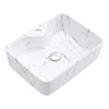 Bathroom Sink Countertop Basin Ceramic Washbasin Sink Vessel Marble Effect Bowl