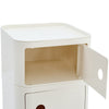 Plastic Shelving Unit Storage Case Cabinet File Sundries Organizer Box On Wheels