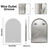 LED Bathroom Mirror with Time Dimming Demister Touch Sensor Illuminated Lights