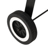 Charcoal BBQ Grill with Wheels Smoker Black Steel