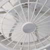 Ceiling Fans with Lights Flush Mount Ceiling Fans Lamps 6 Speeds Enclosed Fan
