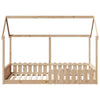 ' House Bed Frame 90x190 Solid Wood Pine T7Z0