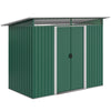 Garden Shed Outdoor Storage Tool Organiser w/ Double Sliding Door