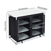 Portable Camping Kitchen Table Picnic Folding Cupboard Party Outdoor Garden BBQ