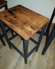 Breakfast Bar Table And Stools Kitchen Dining Room Industrial Furniture Set