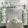 1M White Peony Flowers Floral Row Arch Wedding Backdrop Decor DIY Party Ceremony