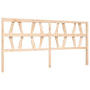 Bed Frame with Headboard 200x200 Solid Wood J5Z9