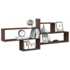Wall Shelf Brown Oak 167.5x18x68 cm Engineered Wood