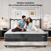 10 inch Deep 5FT King Size Mattress Medium Firm Breathable Memory Foam 150x200cm