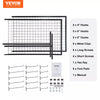 2' x 5.6' Grid Wall Panels Tower 2 Packs Wire Gridwall Display Racks