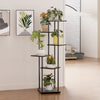 6 Tier Metal Plant Stand Indoor Outdoor Garden Flower Pot Shelf Display Rack UK