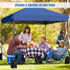 8FT Folding Pop Up Gazebo Commercial Instant Canopy Tent W/Roller Bag Waterproof