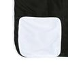 Bunk Bed with Curtains White and Black 90 x 200 Solid Z6E3