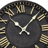 GARDEN ROMAN WALL CLOCK LARGE INDOOR OUTDOOR BIG ROMAN NUMERALS RESIN WATERPROOF
