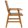 Garden Chairs 8 pcs Solid Acacia Wood vidaXL