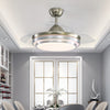 42" Ceiling Fan Light 6 Speed 3 Blades 3 Color Changing Chandelier Lamp w/Remote