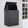 Parcel Drop Delivery Parcel Secure Container Courier Package Postbox With 2 Keys