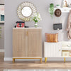 5-Tier Shoe Cabinet with Doors, 20 Pairs Shoe Storage Cabinet for Entryway