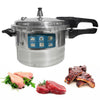 3/5/7L Aluminium Pressure Cooker Quick w/ Lid Latch Indicator Explosion-Proof UK