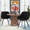 2X Luxury Bar Stools Padded Velvet Breakfast Kitchen Pub Restaurant Living Room