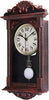 Pendulum Wall Clock Retro Quartz Decorative Battery Operated Wall Clock for Liv