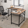 Computer Desk Office Study Workstation Metal Legs Home Corner Table Stand MDF