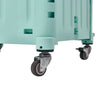 Shopping Trolley Foldable Market Luggage Storage Basket Cart Crate Case On Wheel