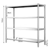 Stainless Steel Kitchen Racks Heavy Duty Storage Commercial Shelf Catering Unit