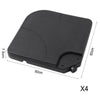 Patio Parasol Base Sets Offset Cantilever Umbrella Sun Shade Rainproof Canopy