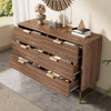 6 DRAWERS CHEST OF DRAWERS DRESSER TALL WIDE BEDSIDE CABINET BEDROOM FURNITURE