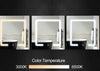 Tavion Bathroom Mirror Cabinet w/ shelves with Lights [1 Door+3 Shelves] 27-2-20