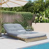 Futon Sofa Bed with 100x206x11 Impregnated Wood Pine Q2J5