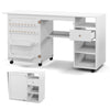 Adjustable Sewing Cabinet Folding Sewing Machine Table with wheels