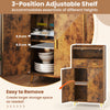 Kitchen Storage Cabinet 2 Door Buffet Sideboard with 2 Drawers Brown
