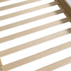 WOODEN STORAGE BED FRAME WITH SLATS AND SHELVES 3FT SINGLE FOR KIDS, TEENAGERS