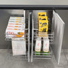 Cabinet Pull Out Kitchen Unit Blind Magic Corner Base Shelves Storage Basket