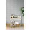 Grandeco Nuevo Faux Fabric Beads Trail Geo Textured Metallic Wallpaper