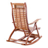 BambooWood Deck Rocking Chair Patio Garden Outdoor Sun Lounger Reclining Day Bed
