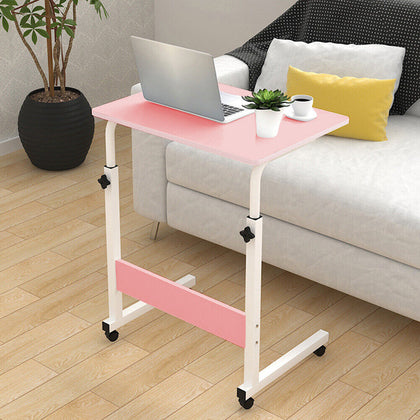 60cm Movable Laptop Table Standing Sofa Bed Notebook Study HeightAdjustable Desk