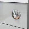 Grey Bathroom Vanity Unit Sink Cabinet Right Hand Basin Storage with WC Toilet