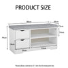 Shoe Storage Bench Cabinets Shoes Rack with Drawer,Cushion,Shelf Hallway Organis