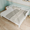 3FT Daybed Cabin Bed, Single Sofa Guest Bed, Pull out Trundle Wooden Bed