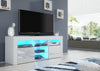 TV Unit Cabinet | TV Stand 145cm | Sideboard with High Gloss Doors | Free LED
